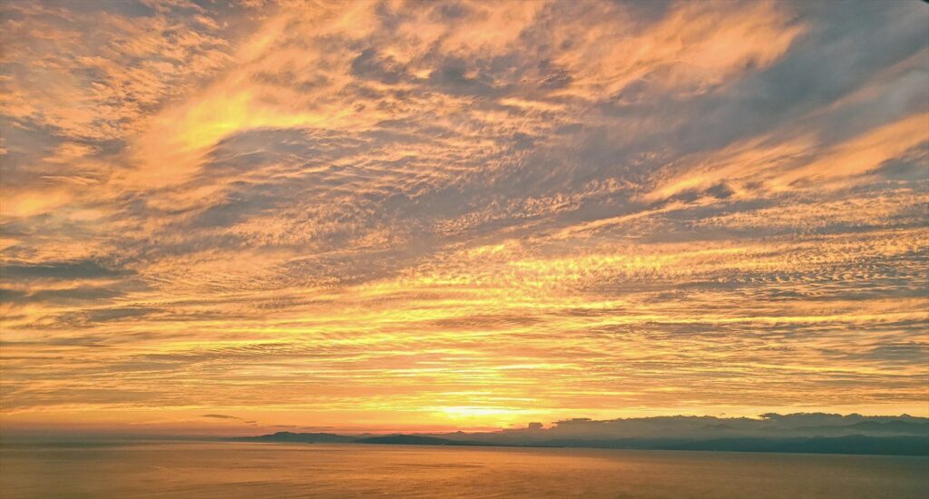 井田夕景