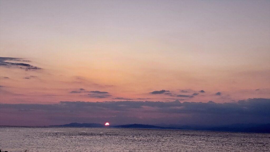 井田夕景