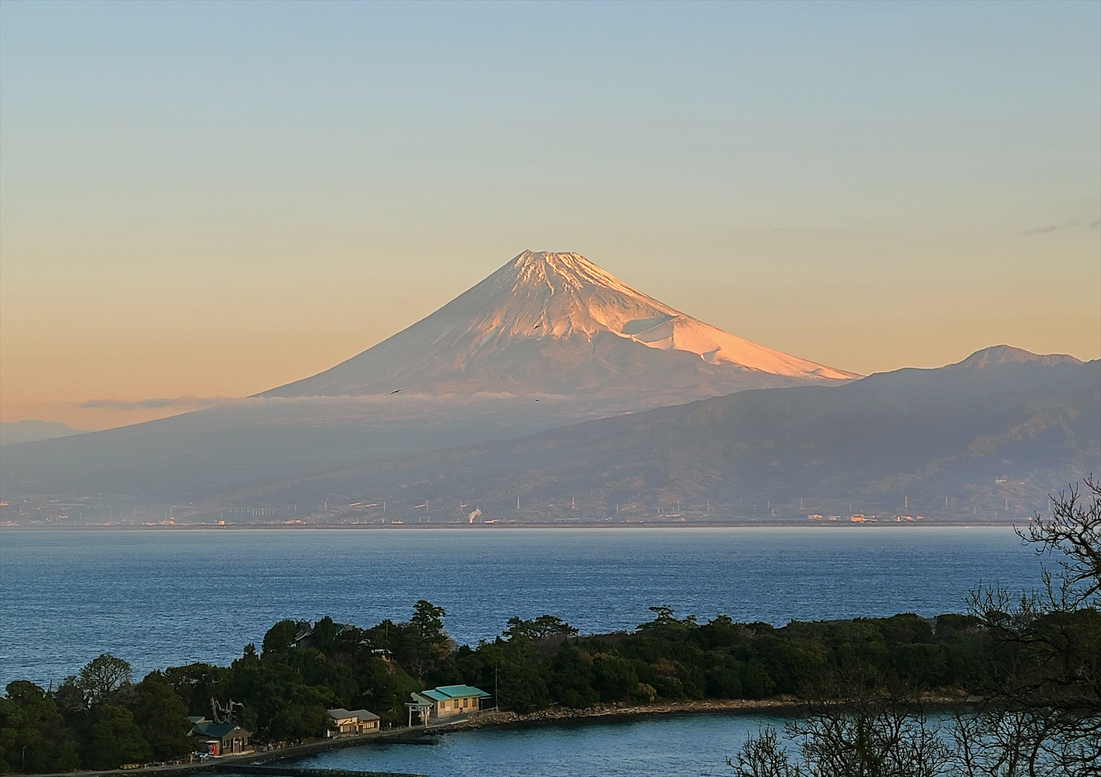 富士山　雪化粧