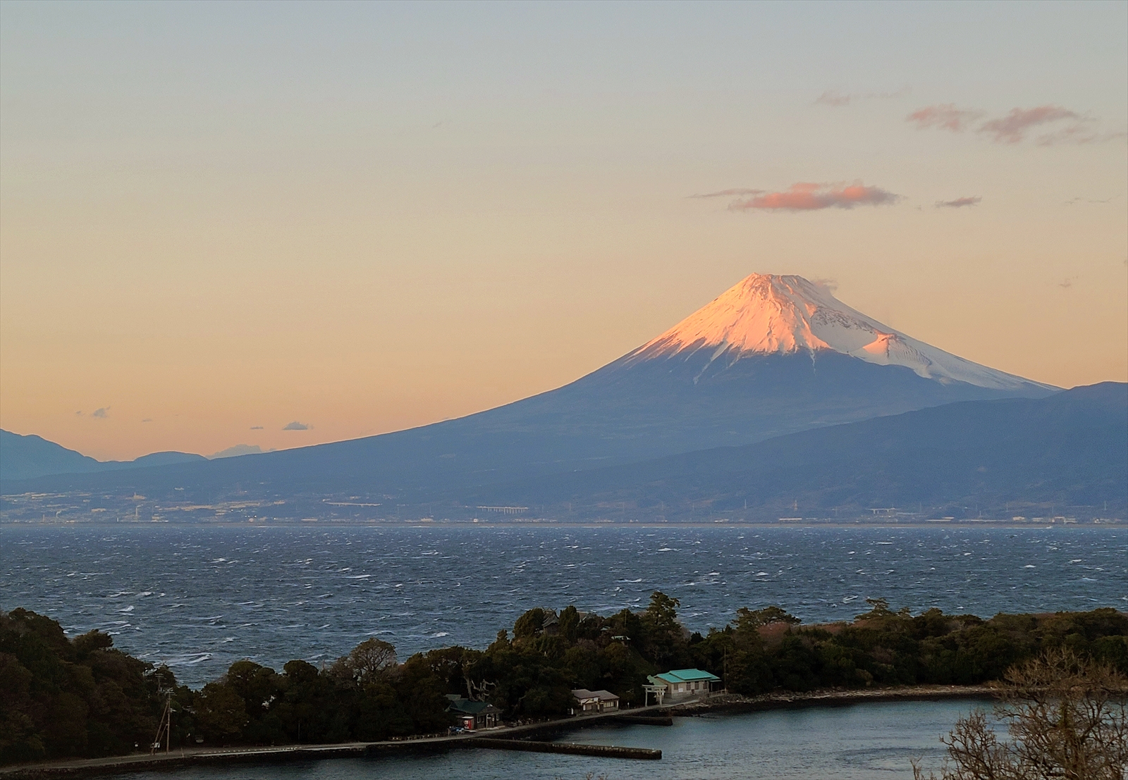 富士山夕景