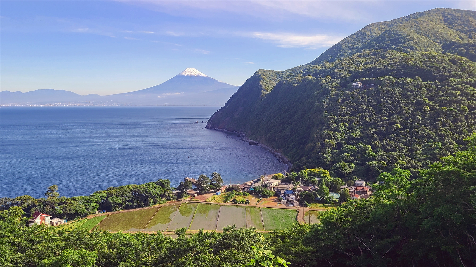 富士山冠雪